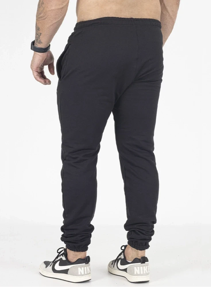 Calça Crown Training Moletom Slim Dark Preto