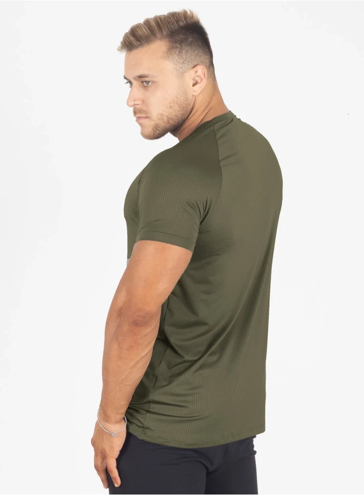 Camiseta Crown Dry Fit ice Verde Musgo Raio