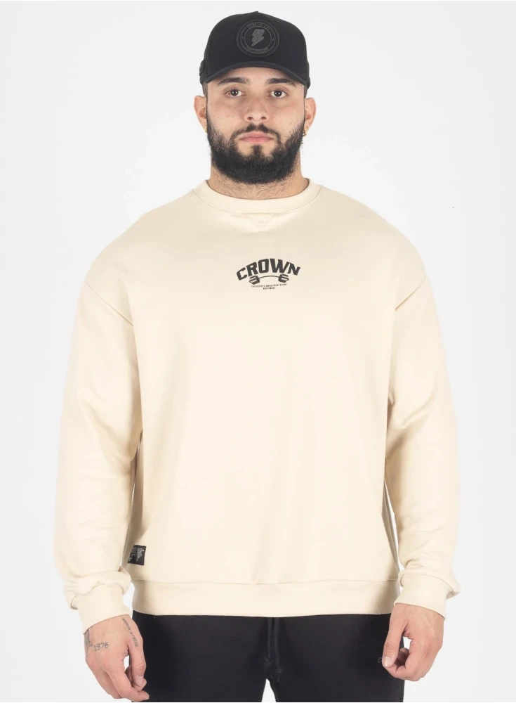 Moletom Oversized Crown Training Dumbbell 