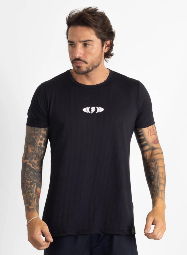 Camiseta Crown Polytech Bonerage Preta
