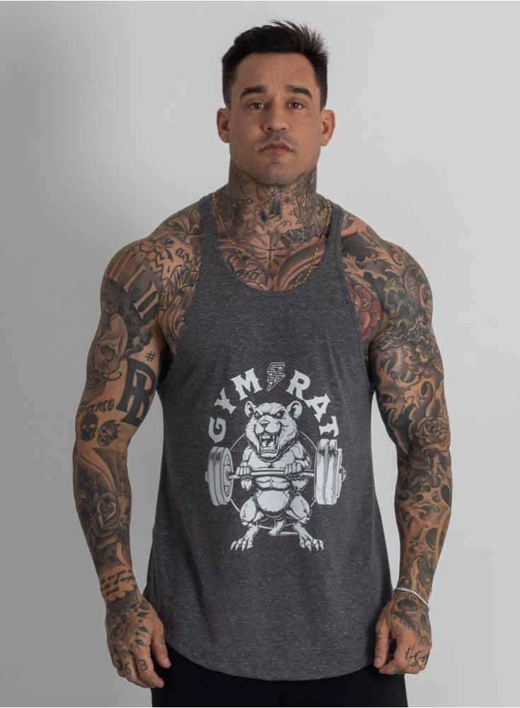 Regata Cavada Crown GymRat Mescla Black Regata Cavada Crown GymRat Mescla Black