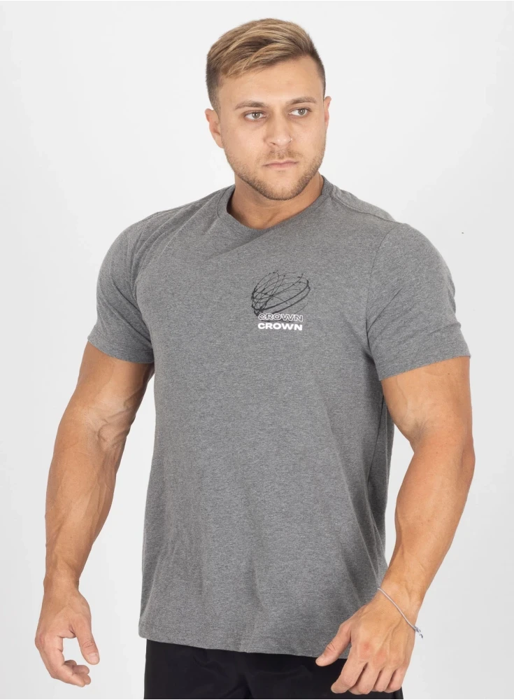 Camiseta Crown Training Orbital Mescla Escuro