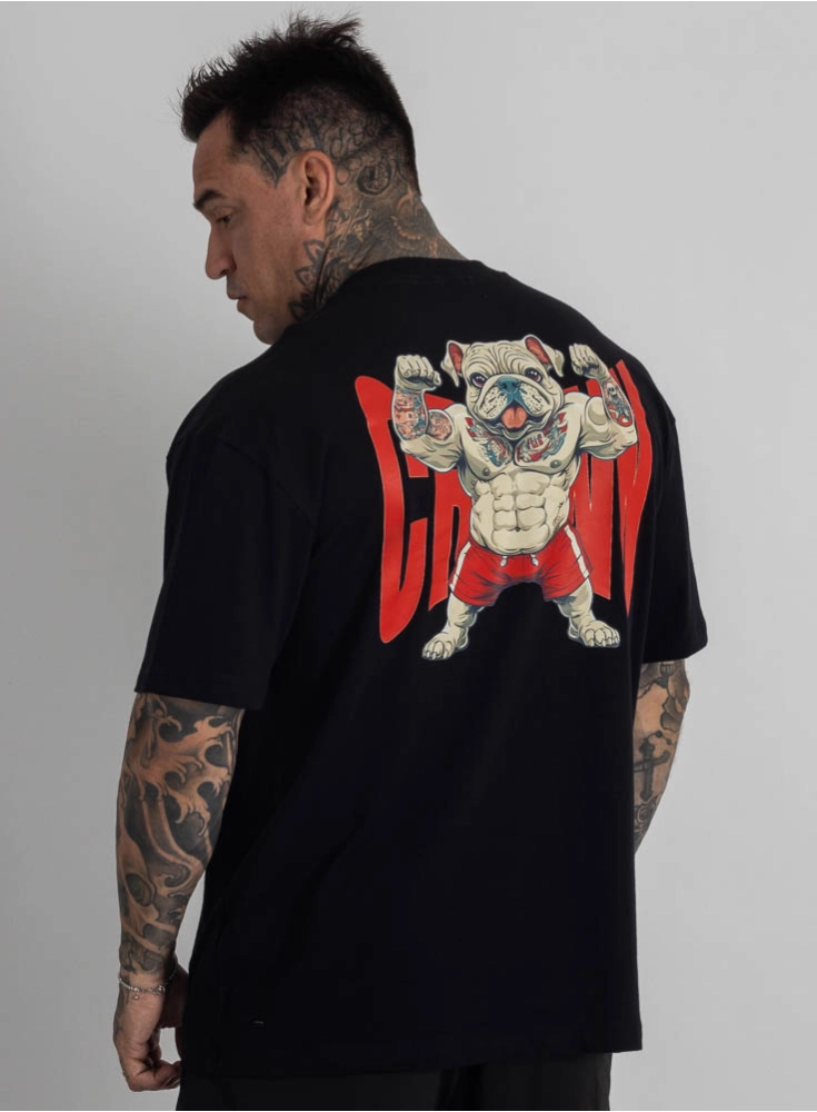 Camiseta Oversized Bulldog Camiseta Oversized Bulldog