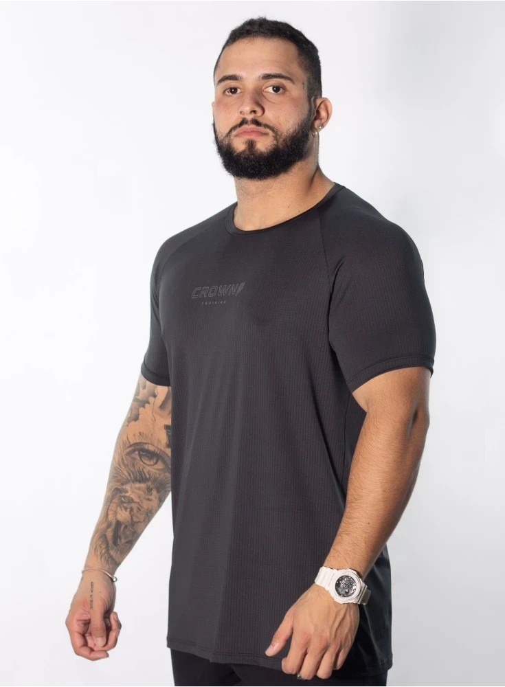 Camiseta  Crown Dry Fit Ice Preta