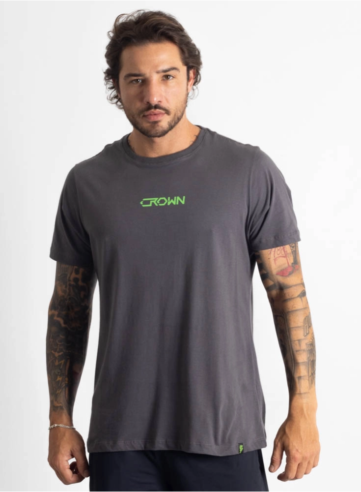 Camiseta Crown Training Hardline Grafite
