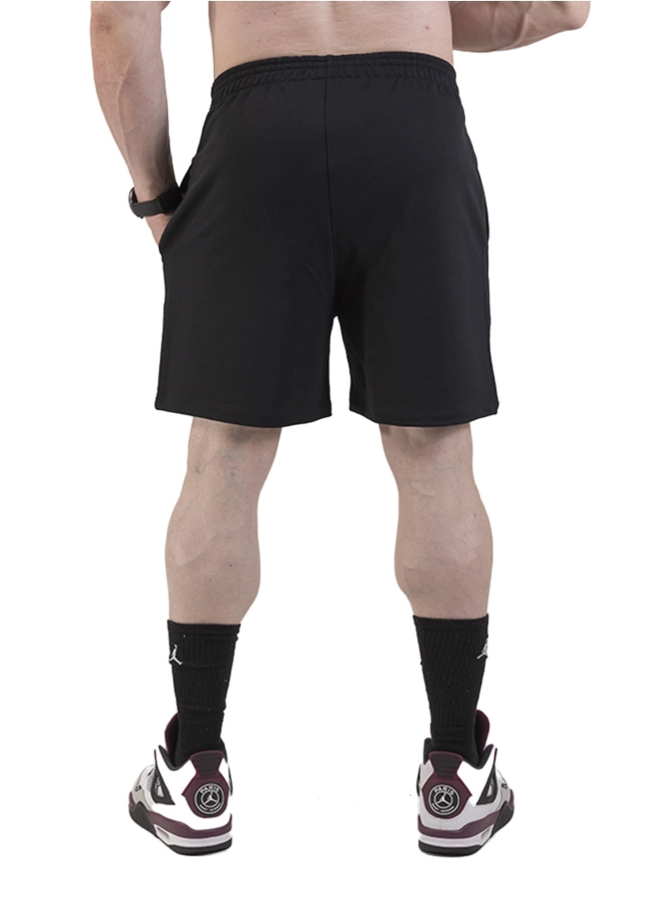 Bermuda de Moletom Crown Curta Preta Bermuda de Moletom Crown Curta Preta