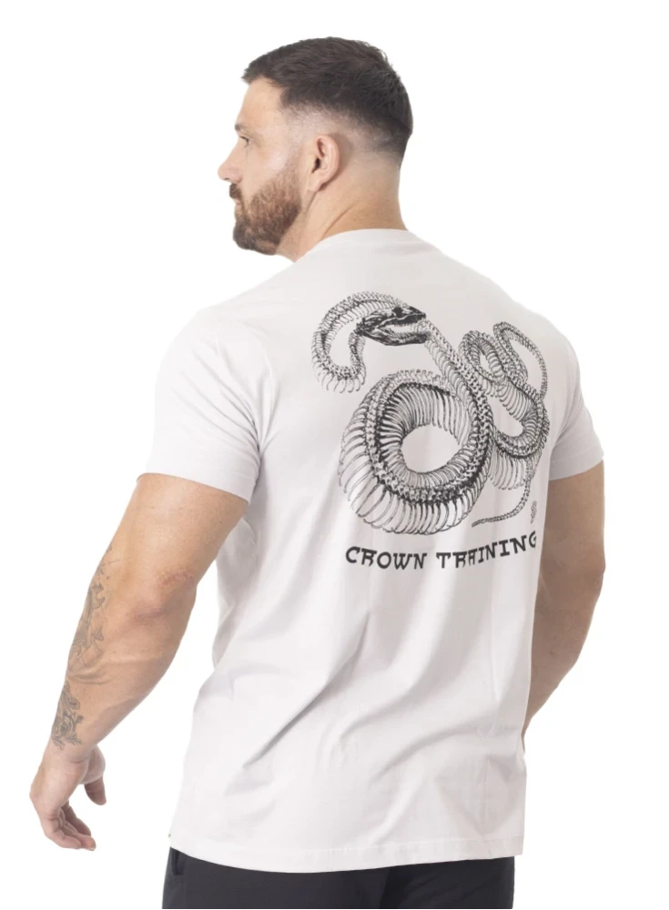 Camiseta Crown Training  Cobra  Cinza 