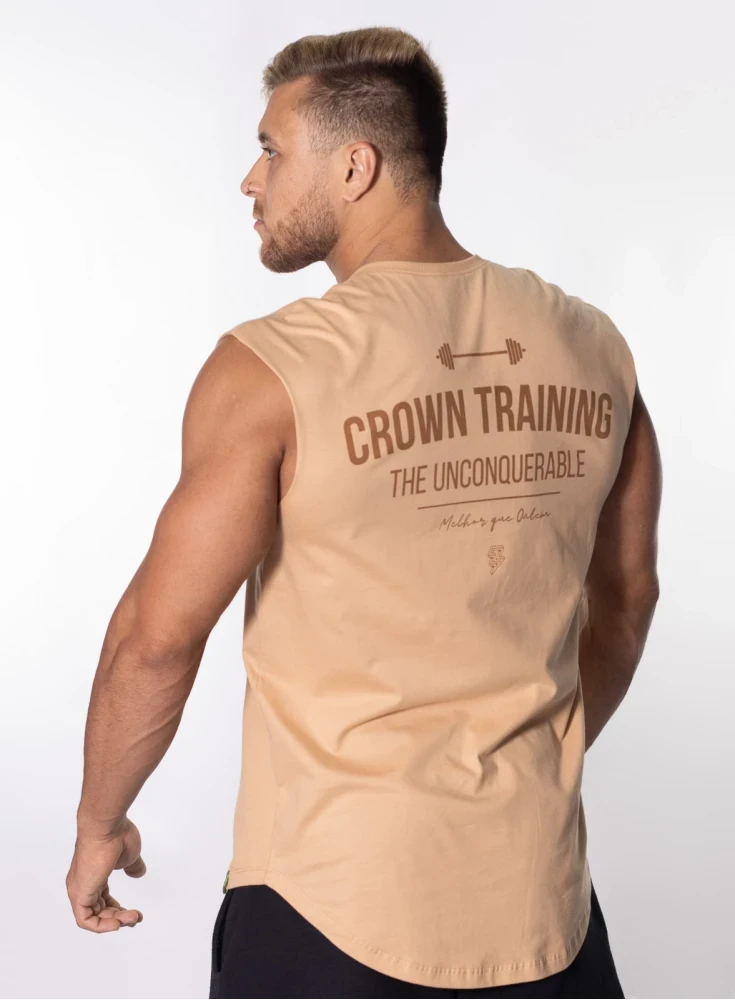Regata Crown Training Japonesa Viciado no Pump Bege