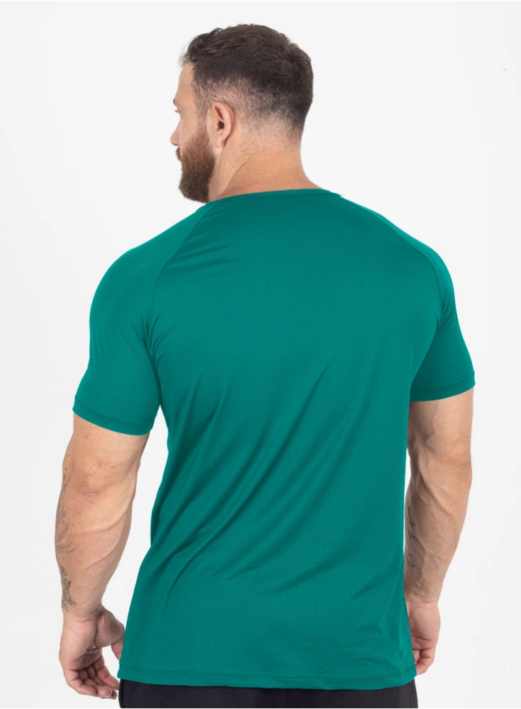 Camiseta Crown Dry Fit ice Blaze Reps Verde Petróleo 