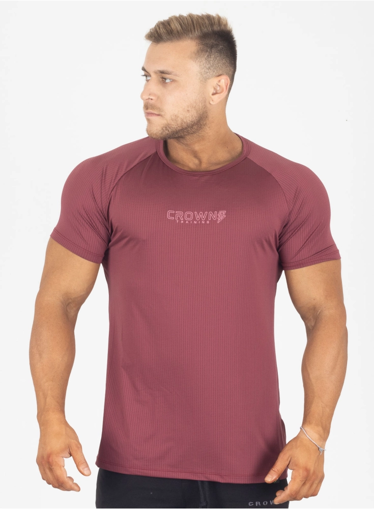 Camiseta Crown Dry Fit Ice Bordo