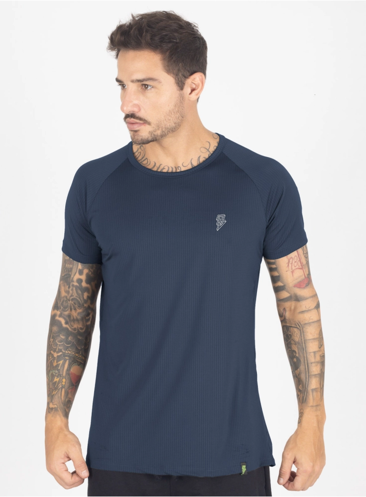 Camiseta Crown Dry Fit ice Classic Azul Marinho