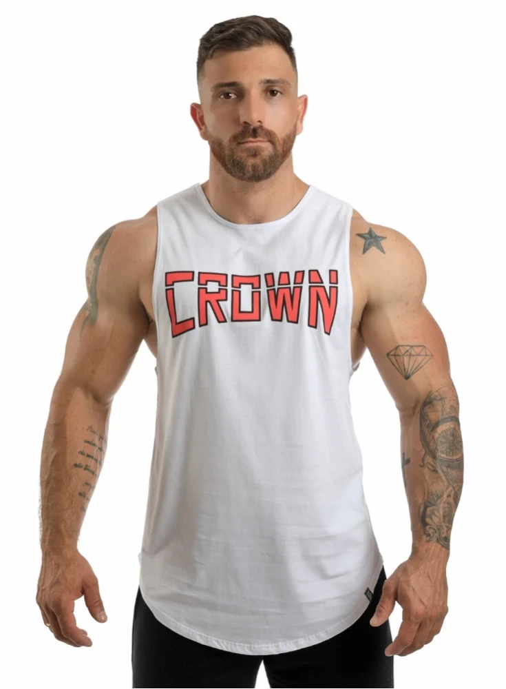 Regata Crown Tank Sport Branca