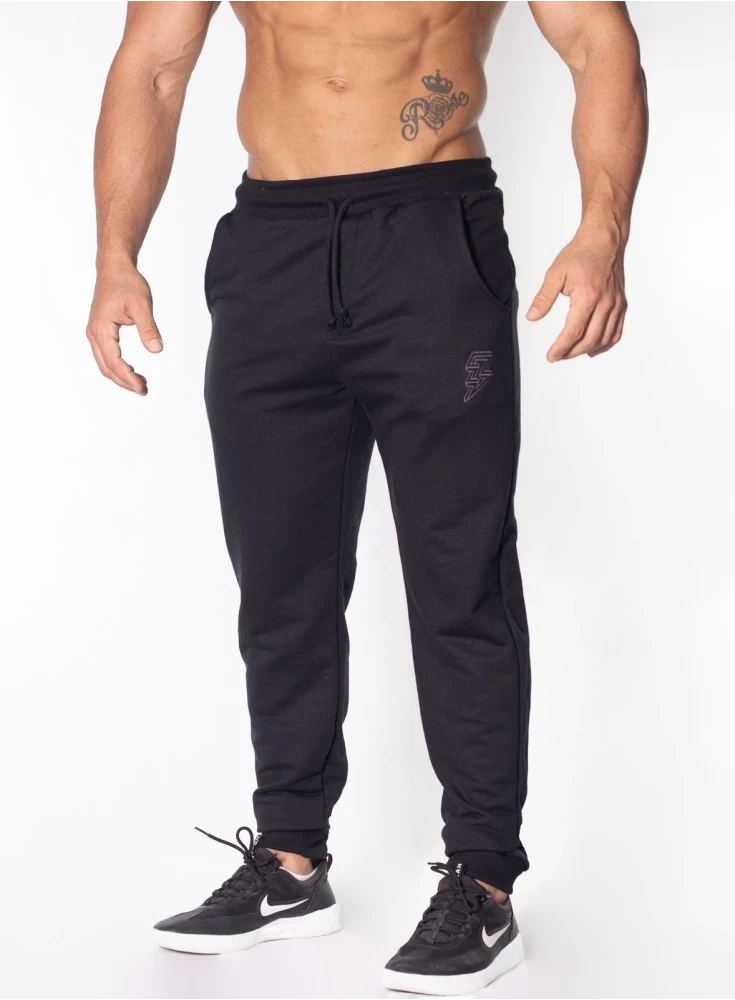 Calça de Moletom Crown Training  Raio Preta 