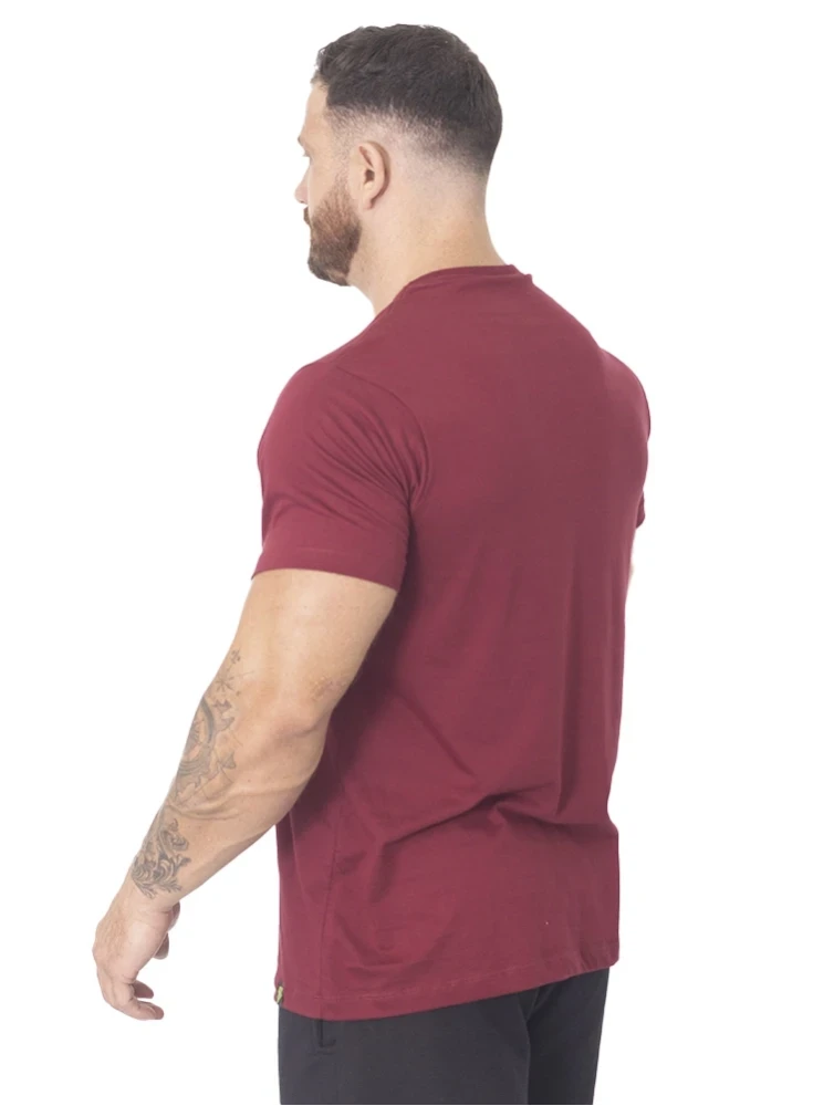 Camiseta Crown Training Bodybuilder  Bordô 