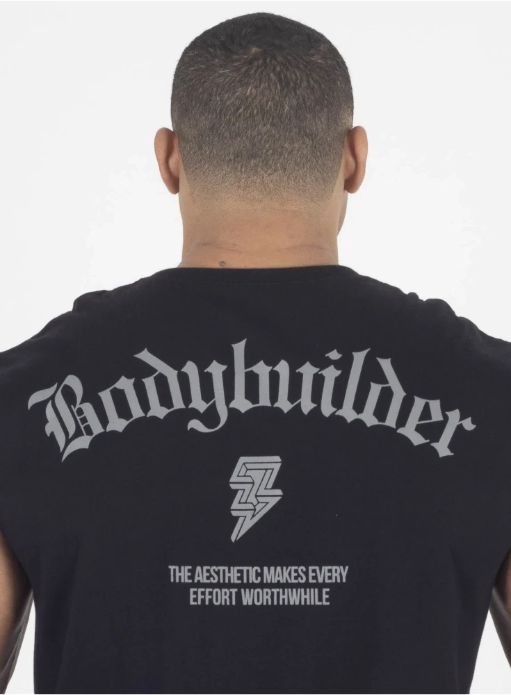 Regata Crown Japonesa Bodybuilding  Preto 