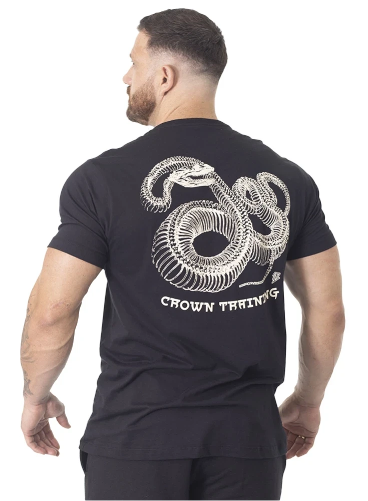 Camiseta Crown Training  Cobra  Preto 