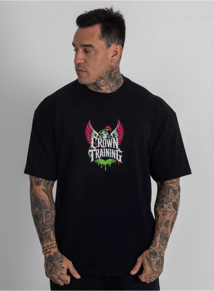 Camiseta Oversized Ascend Preta