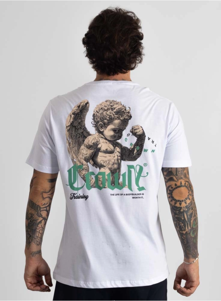 Camiseta Crown Training Angel Branca