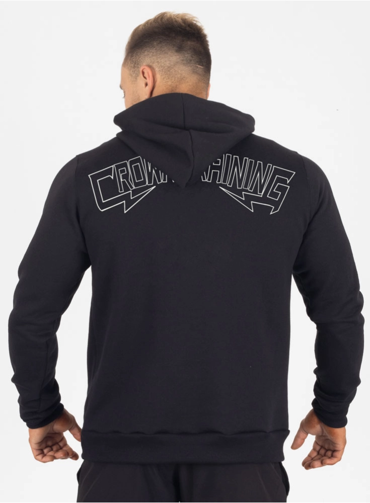 Moletom Crown Capuz Spark Preto