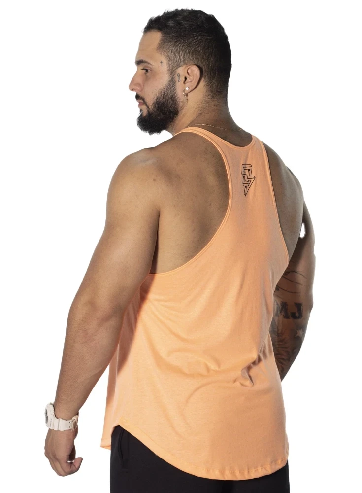Regata Cavada Crown Basica Laranja Neon