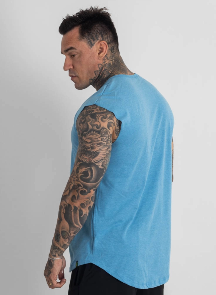 Regata Crown Japonesa Pace Mescla Azul Regata Crown Japonesa Pace Mescla Azul