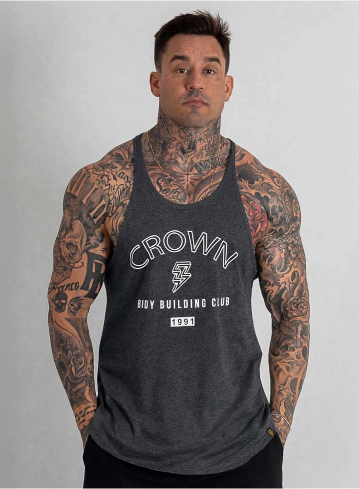 Regata Cavada Crown Bodybuilder Club Mescla Black