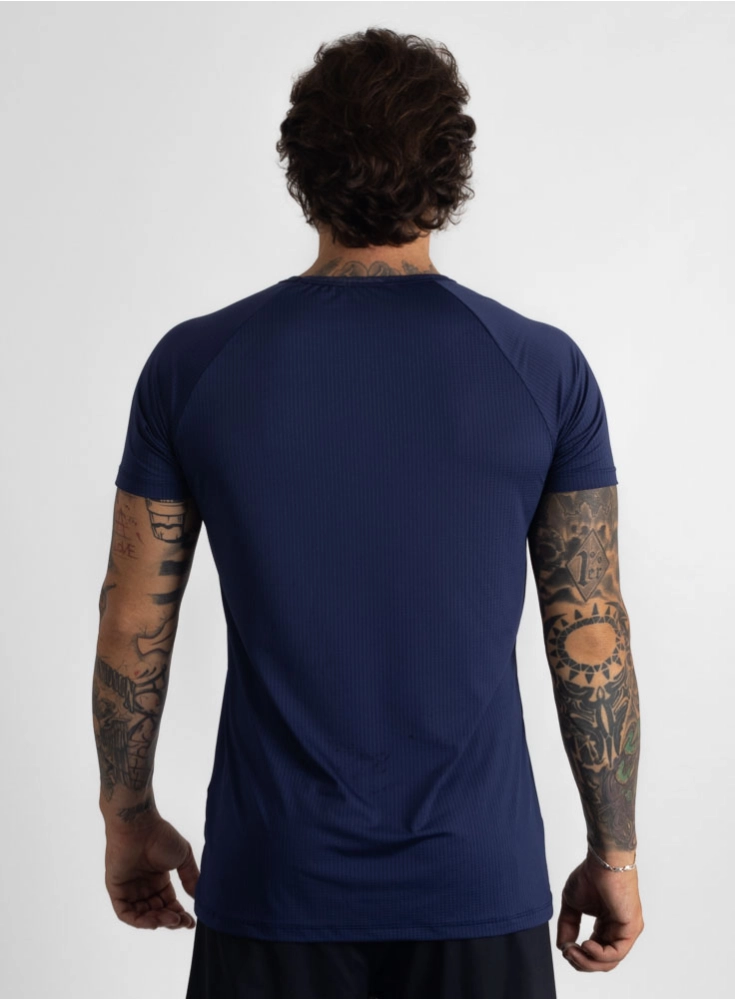 Camiseta Crown Dry Fit ice Blaze Reps Azul Marinho