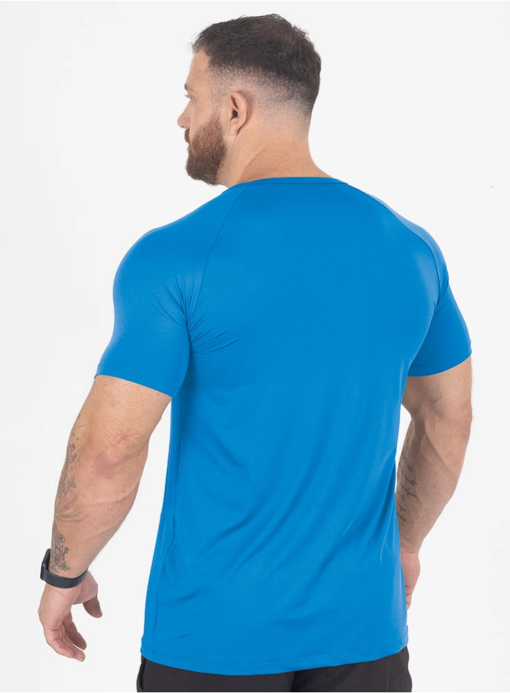 Camiseta Crown Dry Fit Lisa Azul
