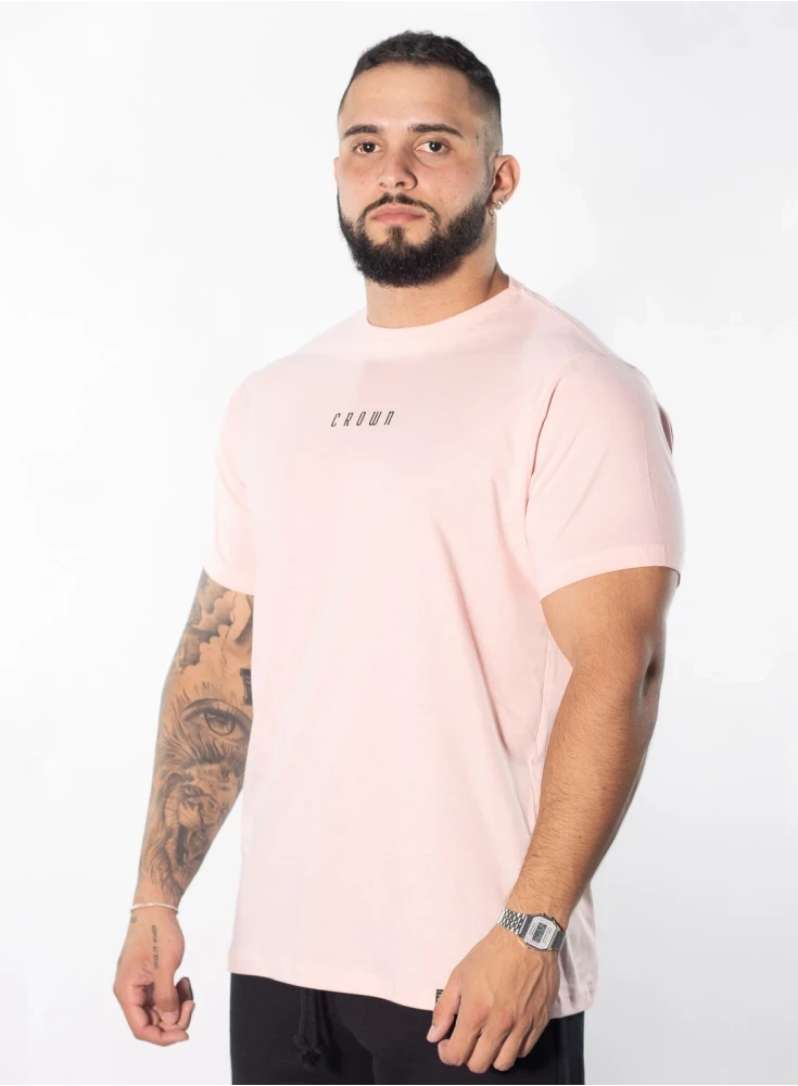 Camiseta Crown Training Rosa Claro