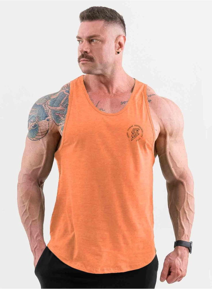 Regata Crown Tradicional Bodybuilding Laranja Regata Crown Tradicional Bodybuilding Laranja