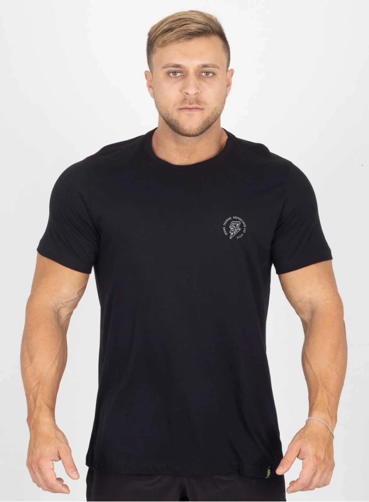 Camiseta Crown Training Bodybuilding Preta