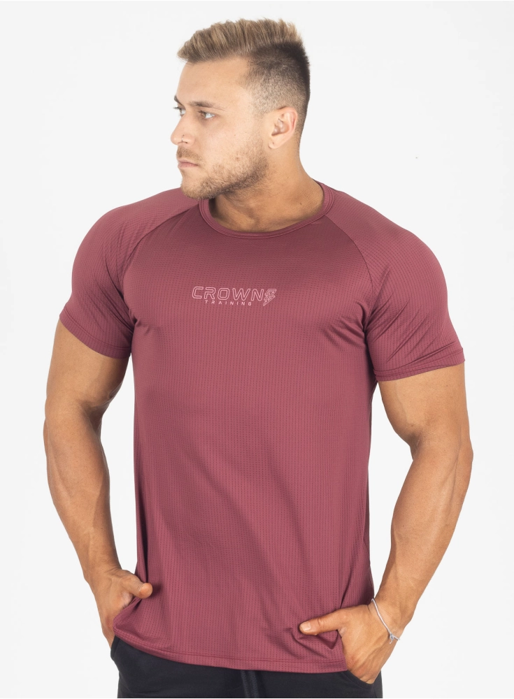 Camiseta Crown Dry Fit Ice Bordo