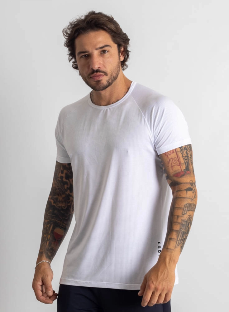 Camiseta Crown Dry Fit ice Elemental Branca