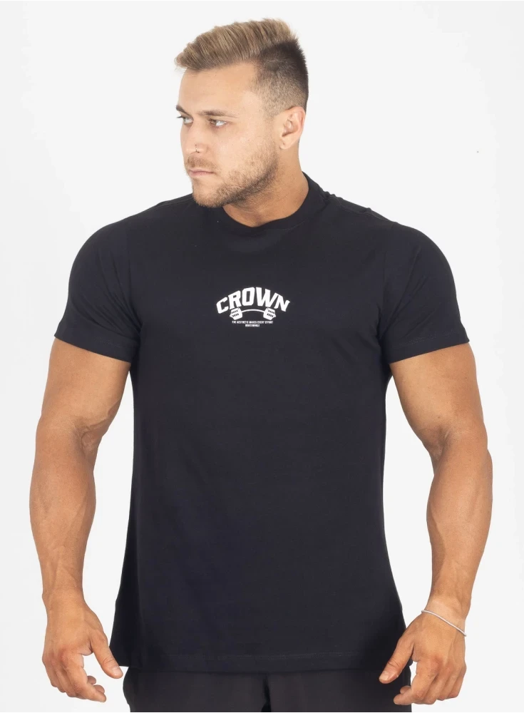 Camiseta Crown Training Dumbbell Preto Camiseta Crown Training Dumbbell Preto