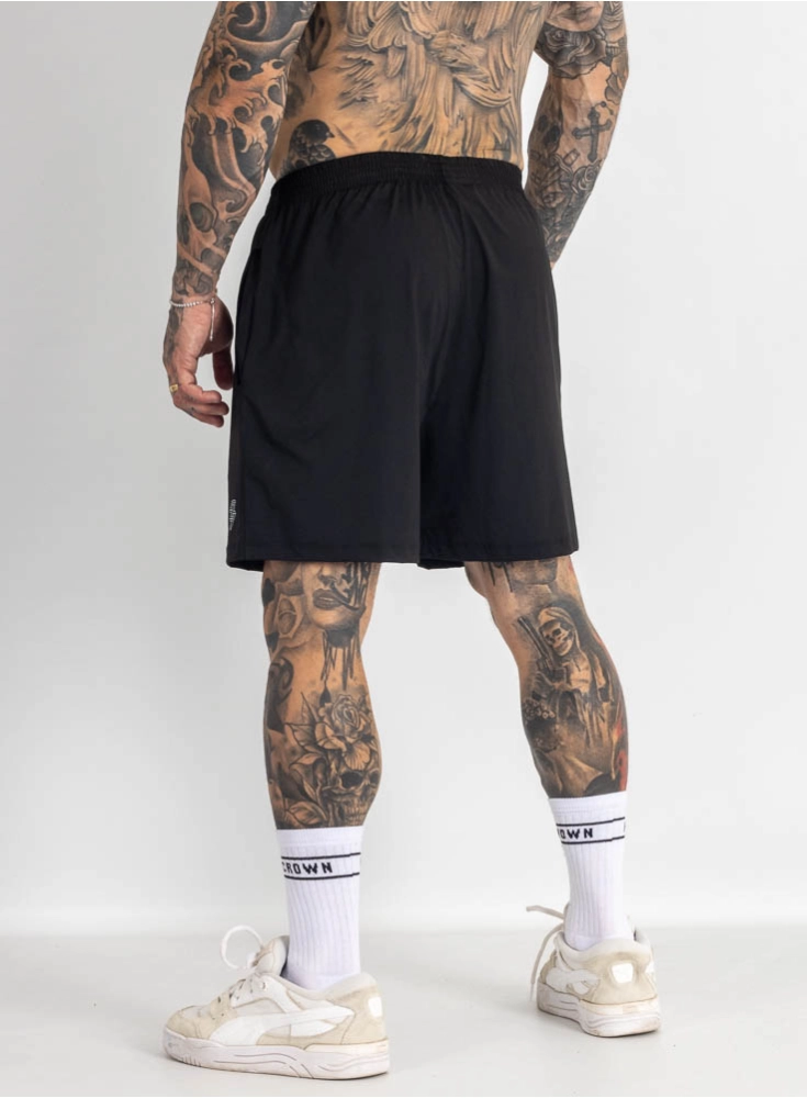 Bermuda Crown Poliamida Curta Classic Preta