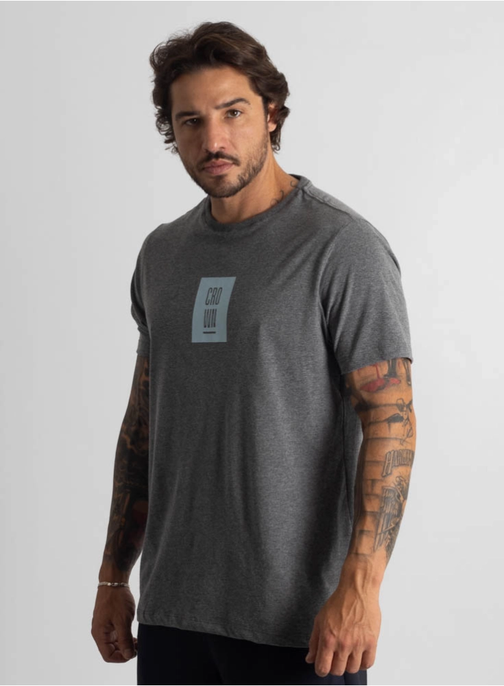 Camiseta Crown Training Mescla Black