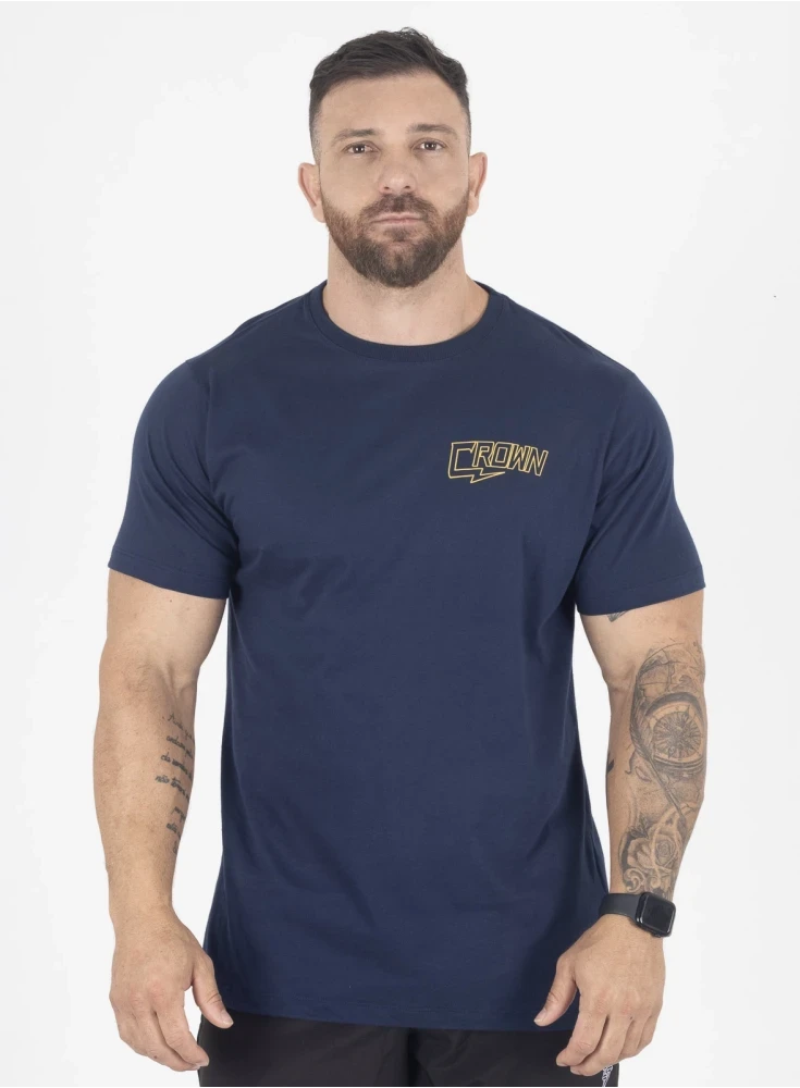Camiseta Crown Training Spark  Azul Marinho 