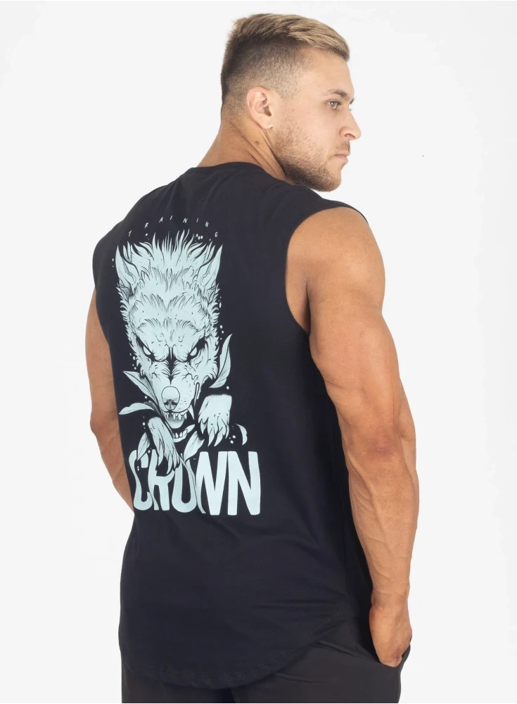 Regata Crown Japonesa Wolf  Preto 