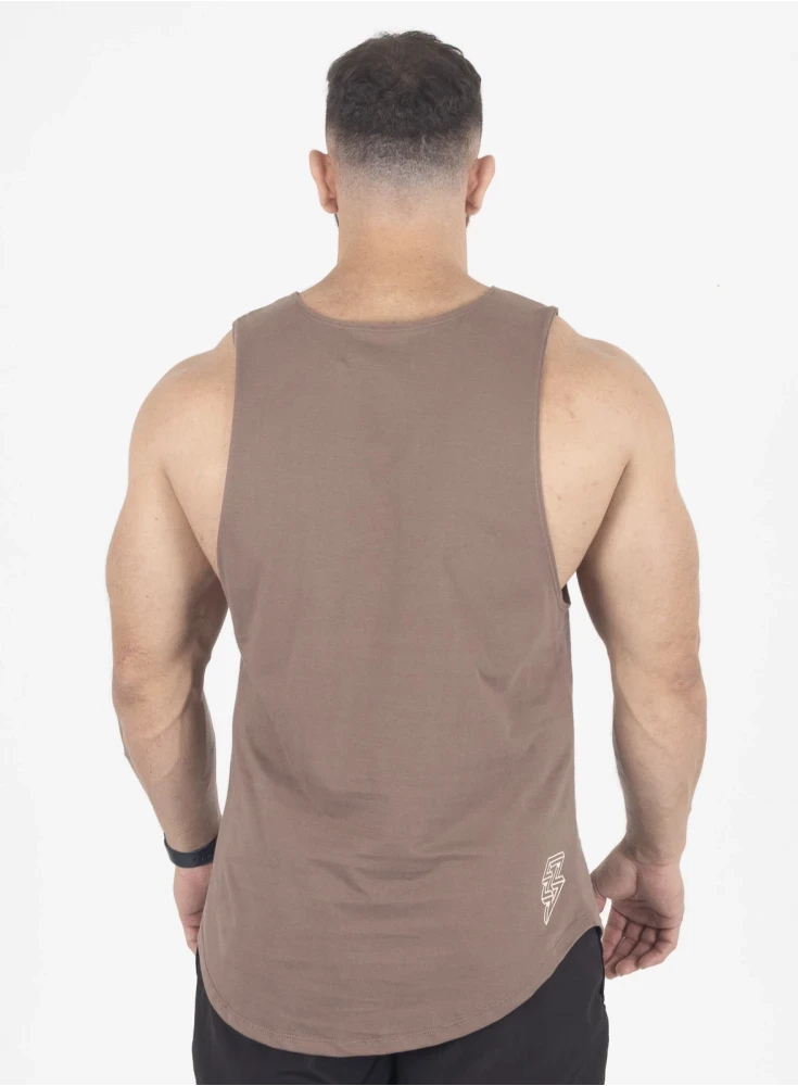 Regata Crown Tank Bubble  Marrom Taupe 
