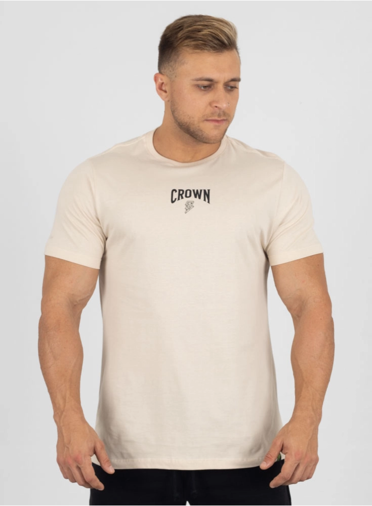 Camiseta Crown Training Treino Fofo Creme