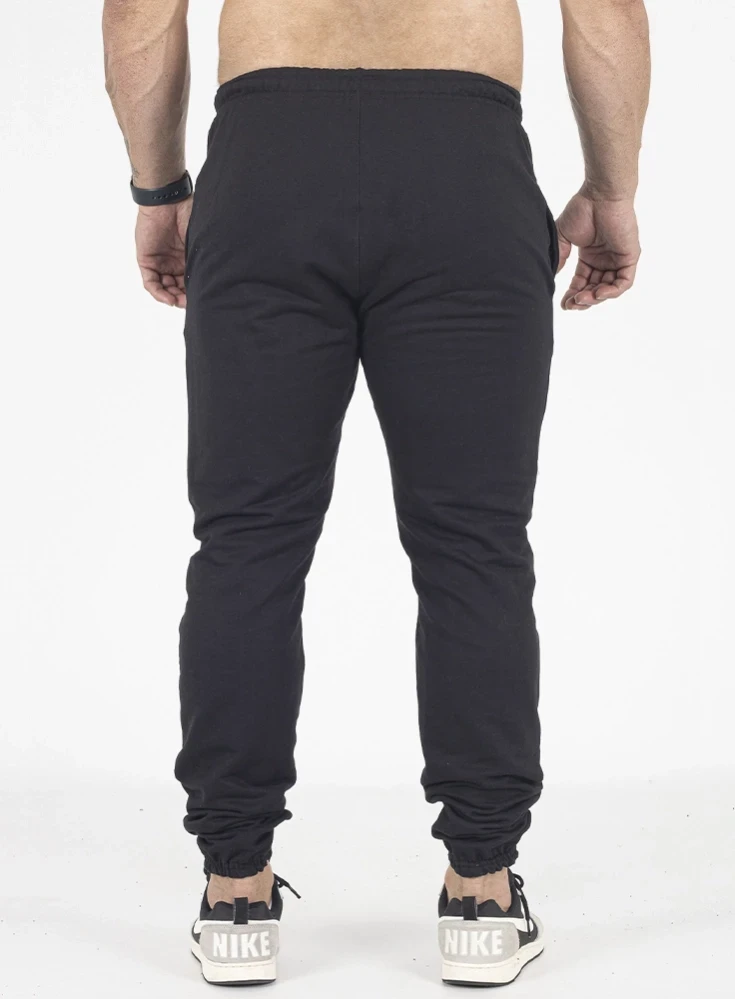 Calça Crown Training Moletom Slim Dark Preto