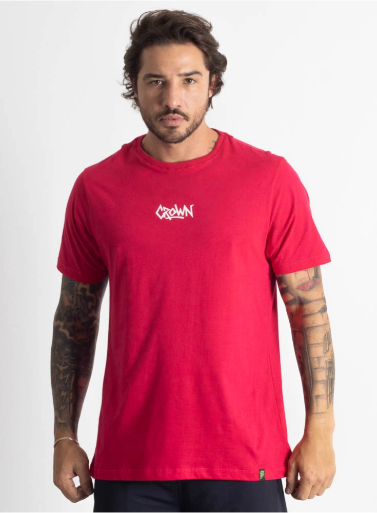 Camiseta Crown Training Graffs Rosa