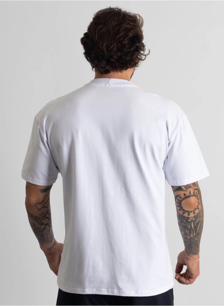 Camiseta Oversized Punk Branca