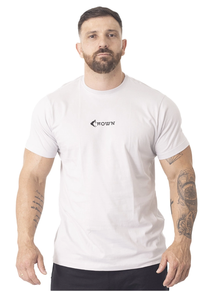 Camiseta Crown Training Cobra Cinza