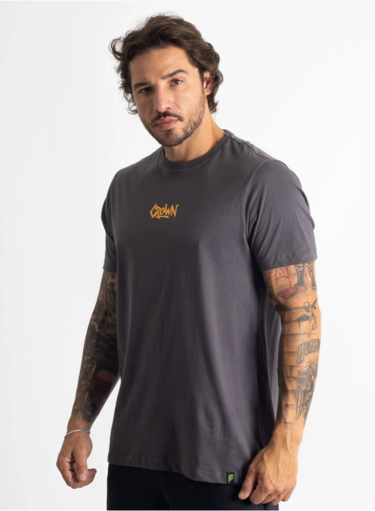 Camiseta Crown Training Graffs Grafite