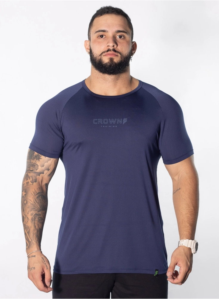 Camiseta  Crown Dry Fit Ice Marinho