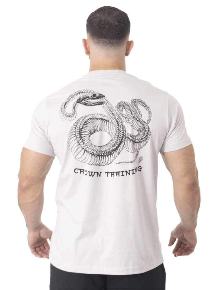 Camiseta Crown Training Cobra Cinza