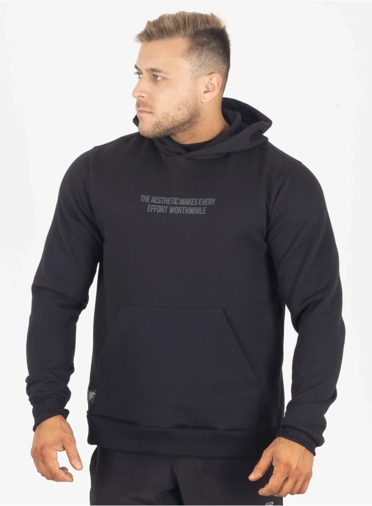 Moletom Crown Capuz Bodybuilding  Preto 