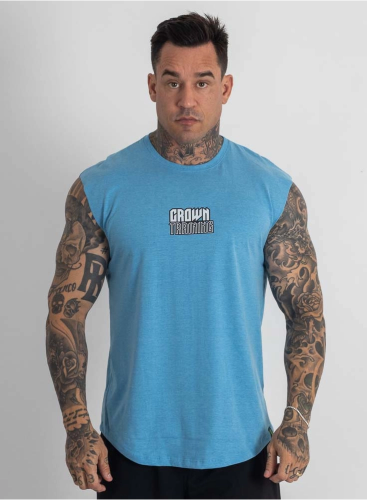 Regata Crown Japonesa Base Mescla Azul Regata Crown Japonesa Base Mescla Azul