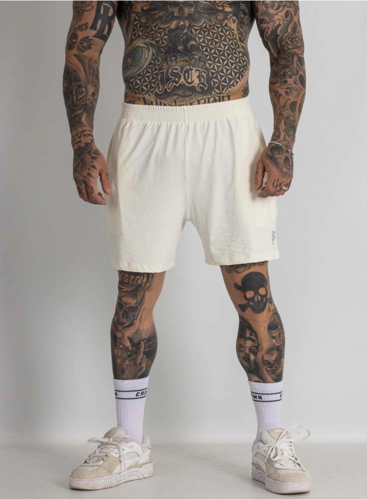 Bermuda Crown Poliamida Curta Classic Off White Bermuda Crown Poliamida Curta Classic Off White